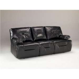 Ashley Furniture DuraBlend Black Sectionals Reclining Sofa 