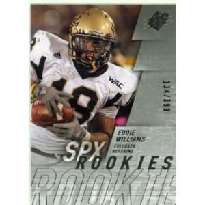Eddie Williams Washington Redskins 2009 SPx Rookies Silver #204 