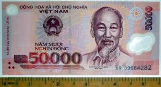   119 50,000 50000 50.000 dong issue 2009 Polymer UNC  