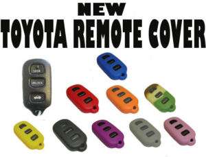 NEW TOYOTA SEQUOIA 4 BTN KEY FOB REMOTE COVER   YELLOW  