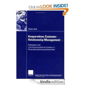 Kooperatives Customer Relationship Management Fallstudien und 