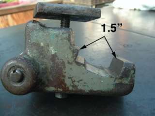 LEBLOND OR HENDEY LATHE   BED CARRIAGE MICROMETER SADDLE STOP  