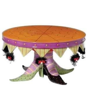   Department 56 Krinkles Witch Shoe Cake Plate: Home & Kitchen