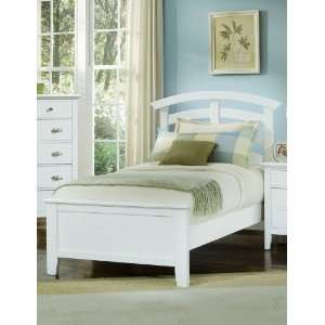 Full Arch Storage Bed by Vaughan Bassett   Snow White (BB9 449R 