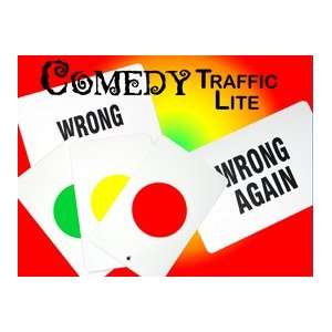   Traffic Light Jumbo Cards Trick Magic Illusions 