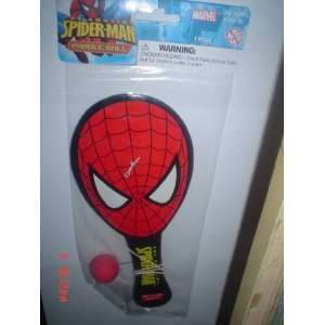    Marvel The Amazing SPIDER MAN Paddle Ball Game Toys & Games