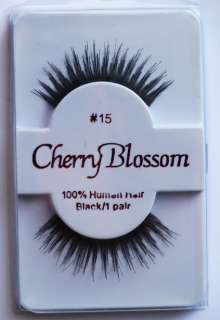 CHERRY BLOSSOM 100% Human Hair Eyelashes #15  