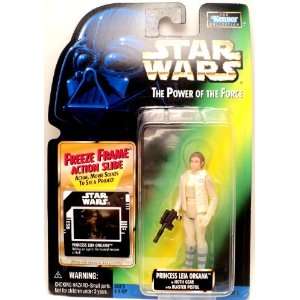  POTF2 Princess Leia (Hoth) FREEZE FRAME C7/8 Toys & Games