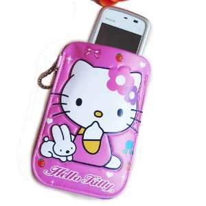  Quality Pink Kitty Case Bag Cover Bag Pouch for i Phone 