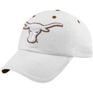   Zephyr Texas Longhorns White Chocolate Hat (7 3/8): Sports & Outdoors