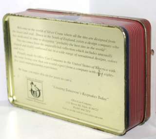  USA & Silver Crane CINDERELLA Small Book Tin Box Container  