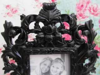 French Chic Shabby Paris Ornate Picture Frame BLACK  