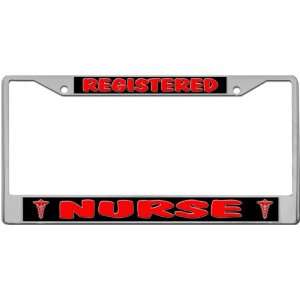  Registered   Nurse Custom License Plate METAL Frame from 
