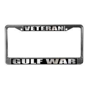  Gulf War Veteran Military License Plate Frame by  