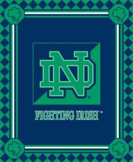 University of Notre Dame Diamond Panel Fleece Fabric  