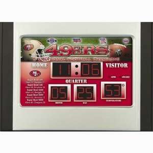 San Francisco 49ers Scoreboard Alarm Clock:  Sports 