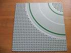 Lego 32 x 32 Grey Base Board Plate Road Curve Bend White Lines