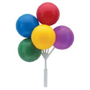   Colored Balloon Clusters for Cakes or Cupcakes