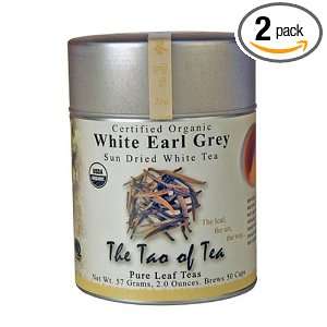 The Tao of Tea, White Earl Grey Sun Dried White Tea, Loose Leaf, 2 