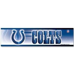 Indianapolis Colts Car Auto Bumper Strip Sticker:  Sports 