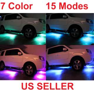 Color LED Under Car Glow Underbody Neon Lights RGB w/ REMOTE 36 x 2 