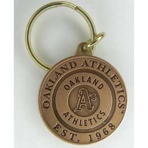  Oakland Athletics Bronze Team Keychain 