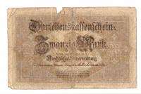 GERMAN GERMANY 20 MARK 1914 REICHSBANKNOTE BANK NOTE »  