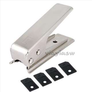 Micro SIM Card Cutter+4 Adapters for Apple iPhone 4 4G 4S iPad  