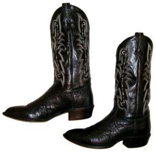   TONY LAMA LEATHER TEJU LIZARD COWBOY BOOTS Mens 10 D Made In USA