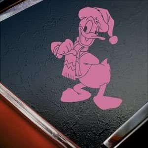 Disney Pink Decal Donald Duck Car Truck Window Pink 