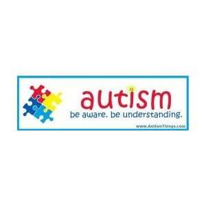  Autism Be Aware Be Understanding Bumper Sticker 