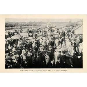   de San Isidro Buenos Aires Horse Race Track   Original Halftone Print