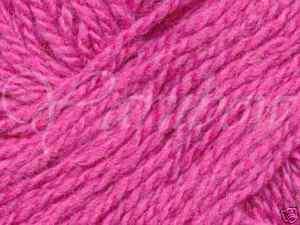 Rowan Scottish Tweed Aran #10 yarn Brilliant Pink 5013712989049 