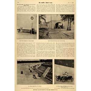1907 Article Scientific Brooklands Car Racing Records   Original Print 