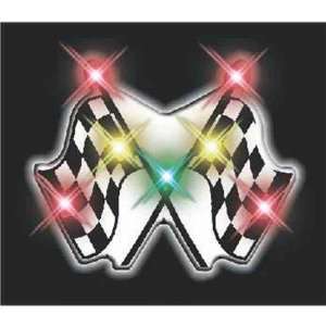  Blank checkered flag magnetic flashing pin. Patio, Lawn & Garden