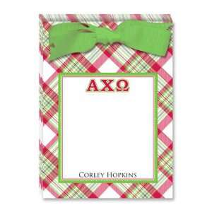 Noteworthy Collections   Sorority Tear Pads (Alpha Chi Omega   Plaid)