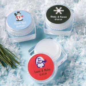  Jars Unique Favors, Personalized Lip Balm Winter Health & Personal