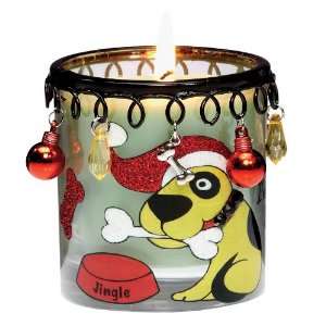 Charmbiance Holiday Hound Scented Soy/Parafinn Jar Votive Christmas 