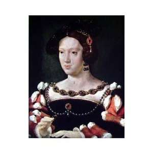  Portrait Of Eleanor Queen Of France    Print
