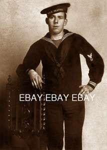 1900S PHOTO OF A U.S. NAVY SAILOR FROM THE US NAVY SHIP U.S.S. USS 