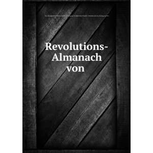  Revolutions Almanach von: John Boyd Thacher Collection 