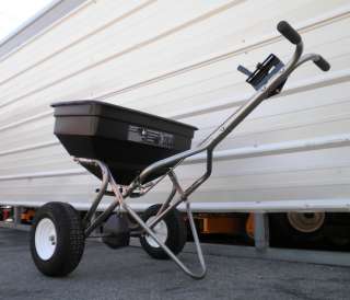 NEW STAINLESS AGRI FAB BROADCAST SPREADER FOR SEED SALT  