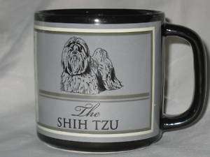 Shih Tzu Coffee Tea Mug Large Black Russ Berrie  