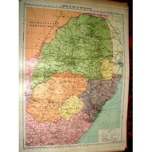   Union South Africa East Old Maps 1931 Durban Transvaal