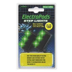  StreetFX Electropods Step Lights   Green with Black Case 