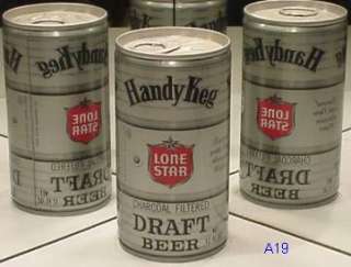   STAR CHARCOAL FILTERED DRAFT BEER C/S CAN SAN ANTONIO 78297 TEXAS A19