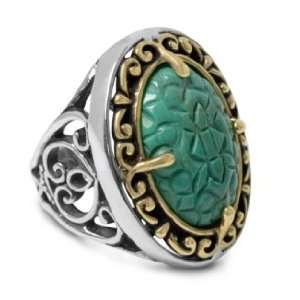   Metal Green Turquoise Heirloom Grace Green Turquoise Ring Jewelry