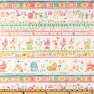   Wide Baby Girl Flannel Pink Fabric By The Yard Arts, Crafts & Sewing