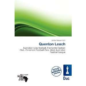  Quenton Leach (9786200897183) Jordan Naoum Books