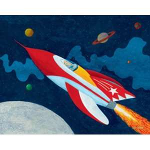 Rocket Man Canvas Reproduction